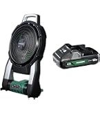 HiKOKIハイコーキコードレスファンUF18DSALマルチボルトバッテリー付 Amazon.co.jp: HiKOKI(ハイコーキ) 14.4V 18V共用 コードレス ファン